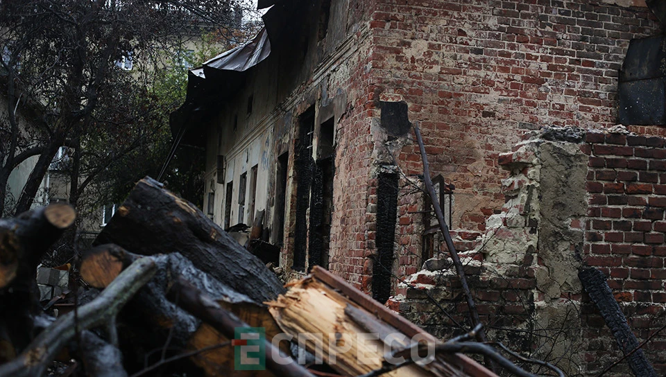 будинки на Коновальця у Львові через місяць після атаки 4 вересня