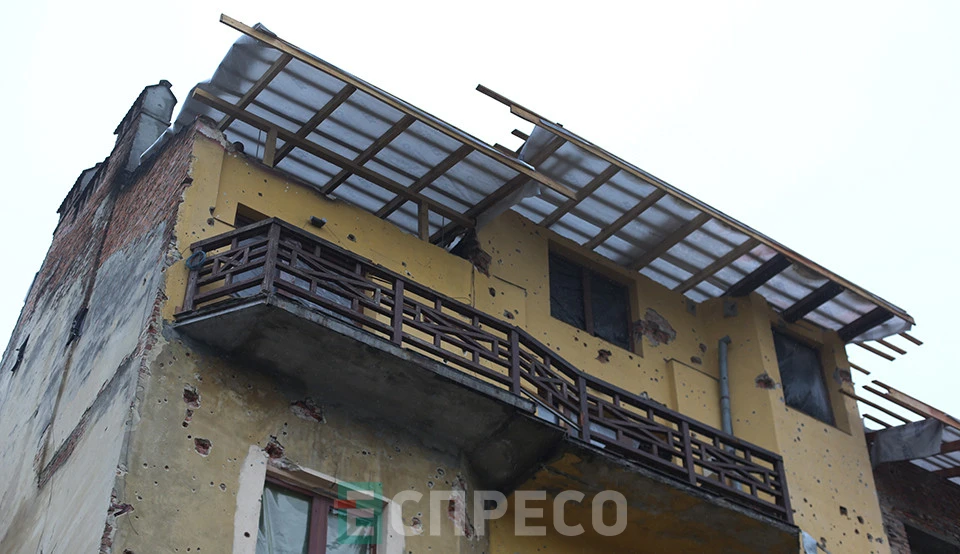 будинки на Коновальця у Львові через місяць після атаки 4 вересня