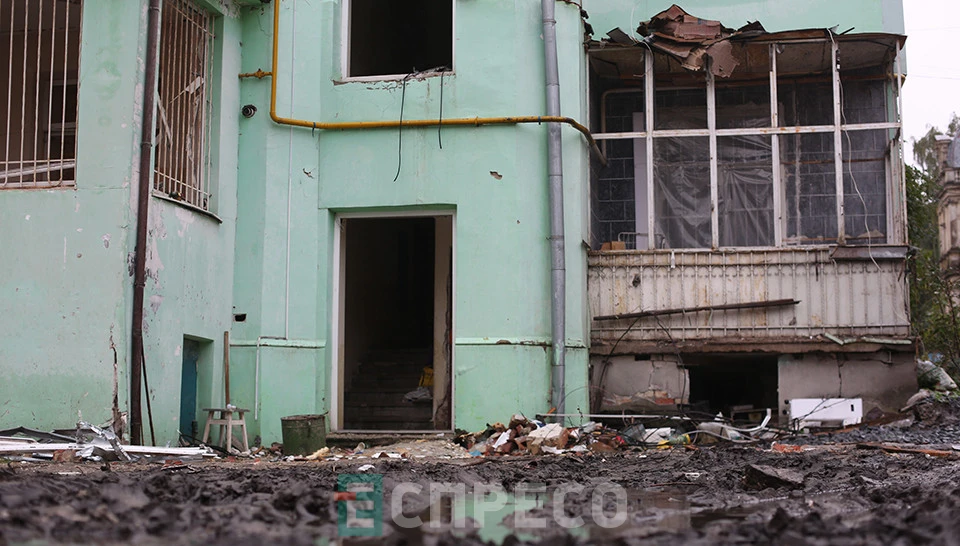 будинки на Коновальця у Львові через місяць після атаки 4 вересня