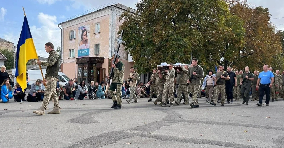 у Первомайську попрощалися з підполковником Ігорем Грибом