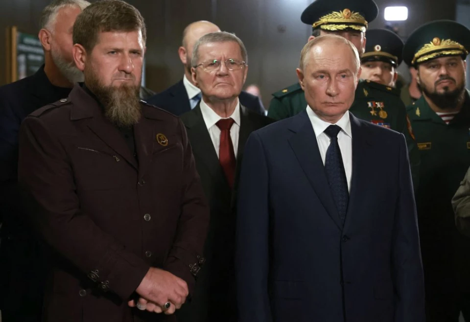 Рамзан Кадиров і Володимир Путін