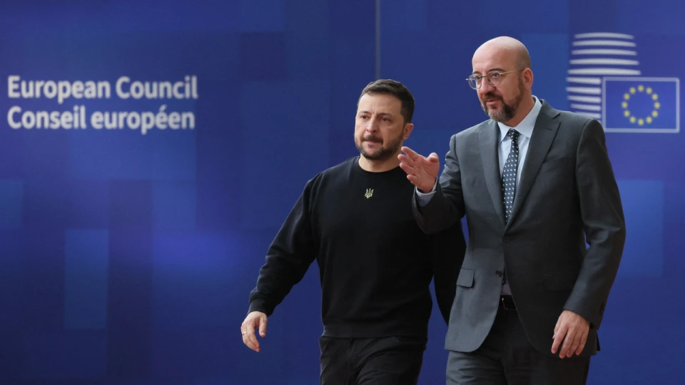 Володимир Зеленський і Шарль Мішель