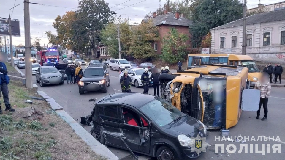 У Сумах сталася ДТП за участі маршрутки
