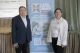 Координаторка проєкту Leave no one behind partnership Уляна Пак та засновник ГО "Всеукраїнський демократичний форум" Микола Княжицький