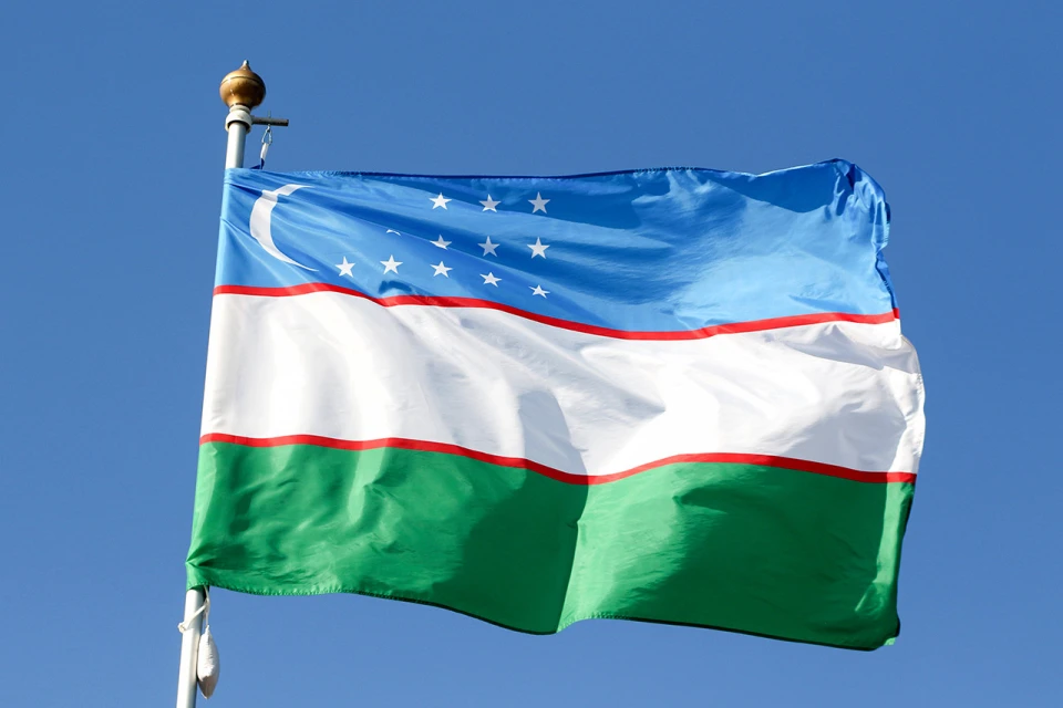 Узбекистан, прапор