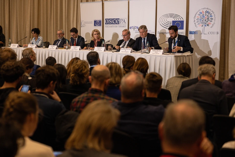 Прес-конференція міжнародних спостерігачів за виборами в Грузії, 27 жовтня 2024 р.