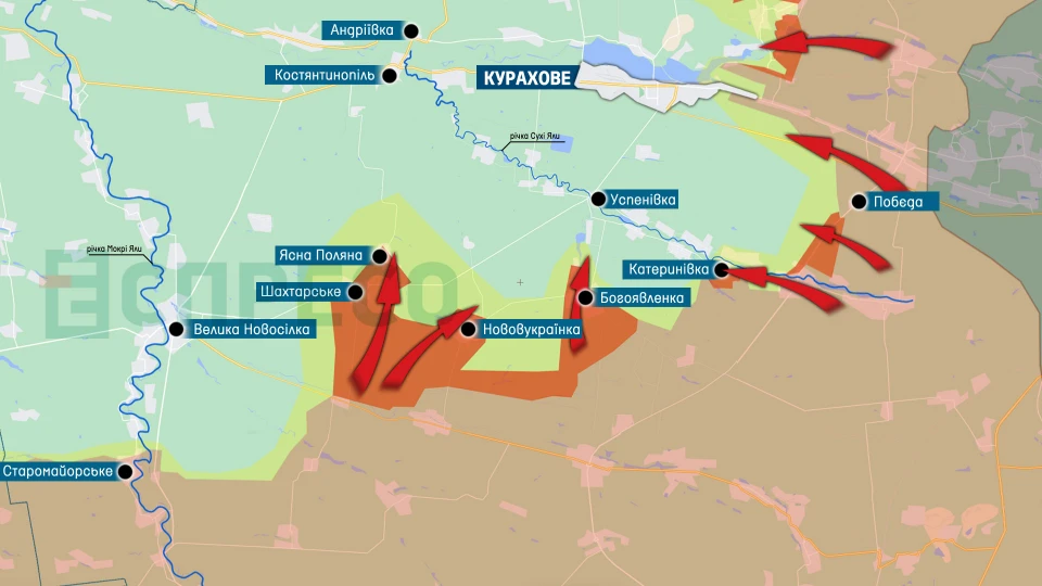 Карта бойових дій за 23-30 жовтня