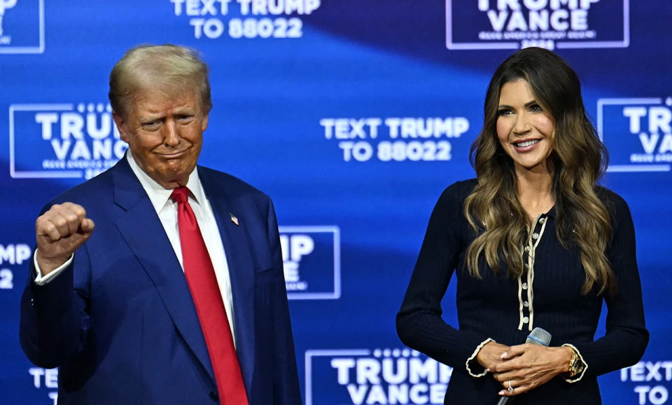 Трамп і Крісті Ноем