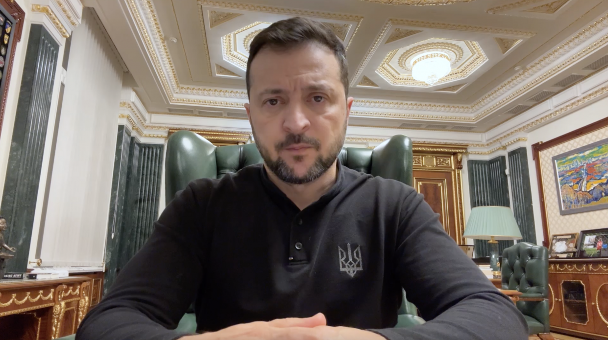we.ua - Зеленський звернувся до учасників Рамштайну з Кривого Рогу: попросив 10 систем ППО Раtrіоt