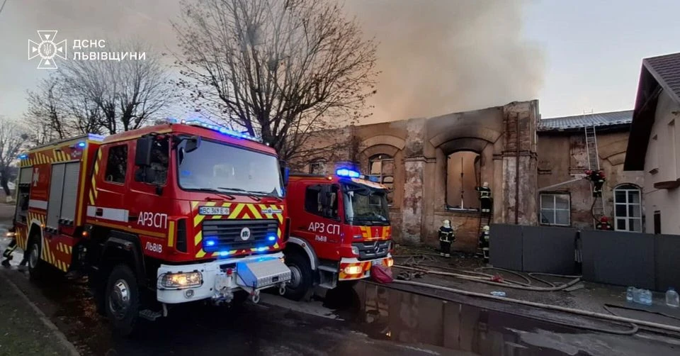 пожежа в Жовкві