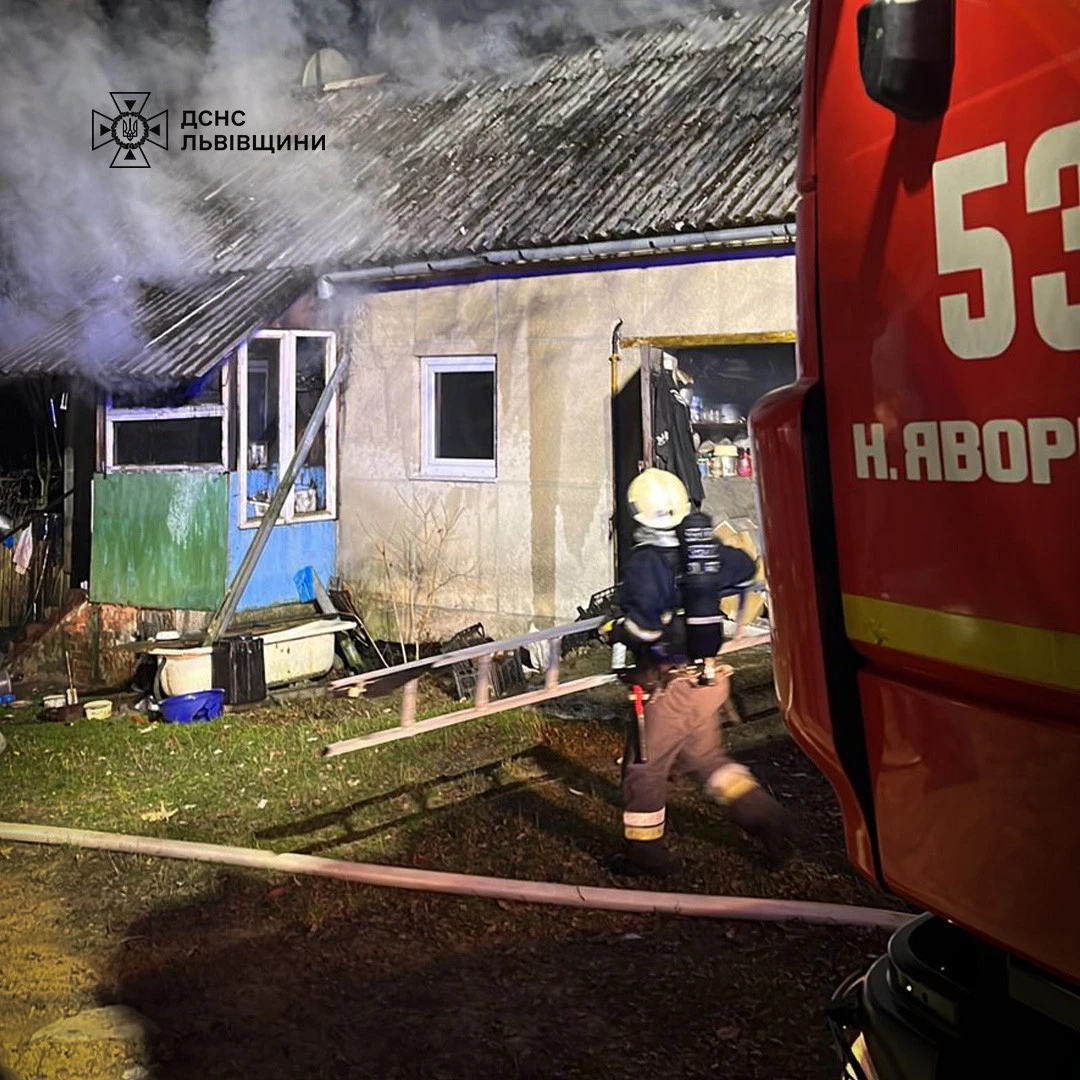 пожежа на Яворівщині