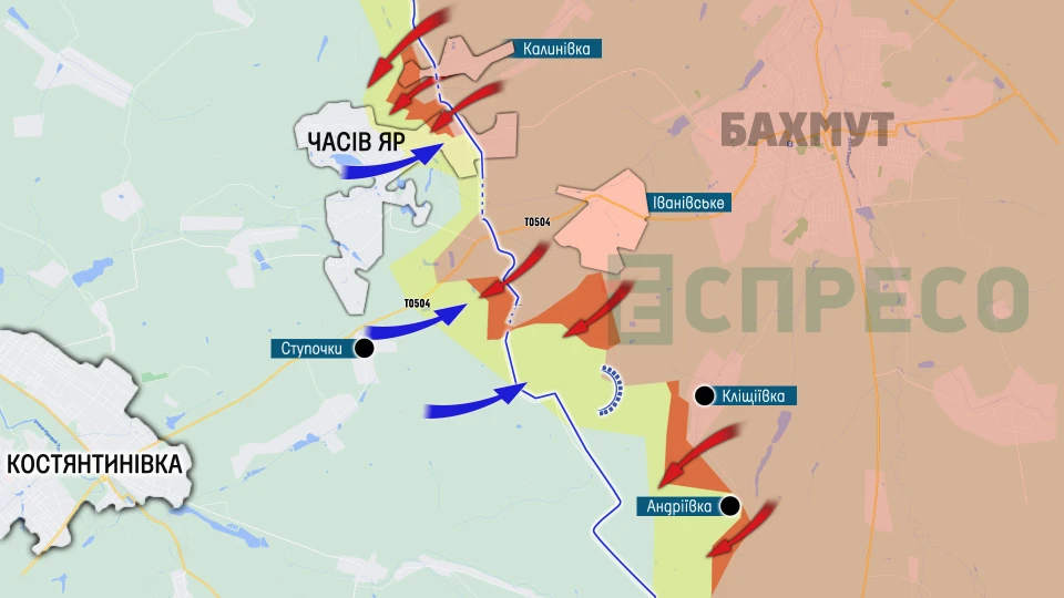 Карта бойових дій за 13-20листопада