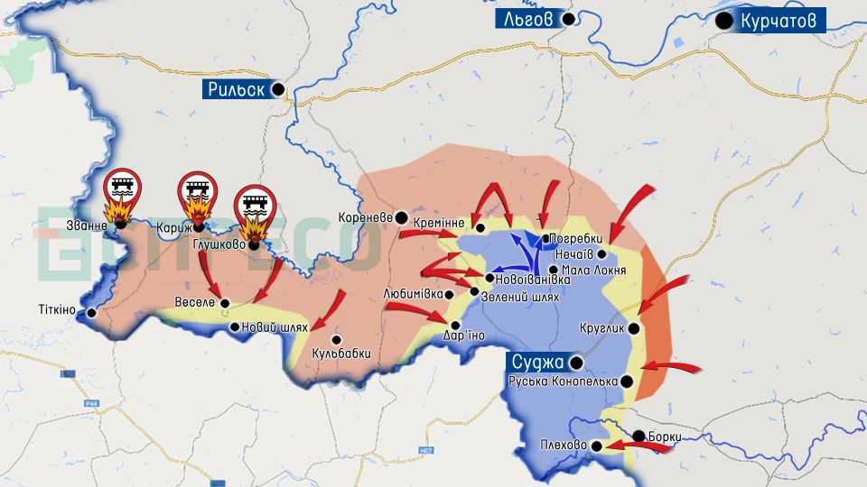 Карта бойових дій за 13-20листопада