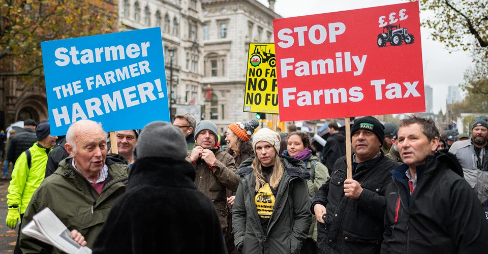 мітинг фермерів у Лондоні