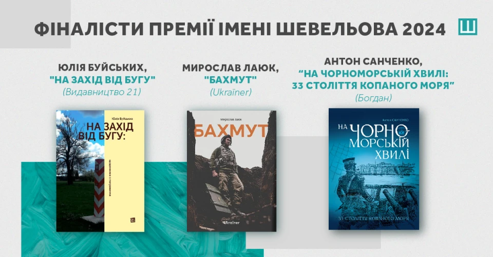 Фіналісти Премії Шевельова 2024 року