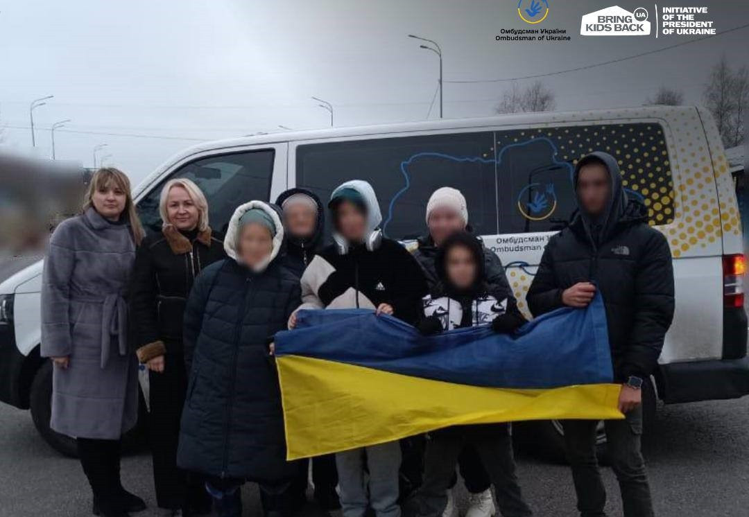 Україна повернула з РФ та ТОТ п'ятьох дітей