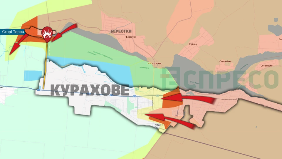 Карта бойових дій за 4-11 грудня