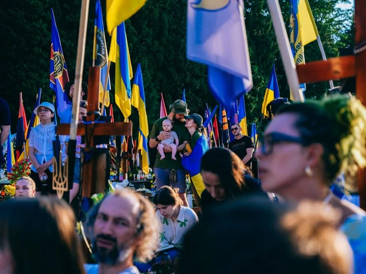 Прощання з бойовою медикинею Іриною Цибух у Львові
