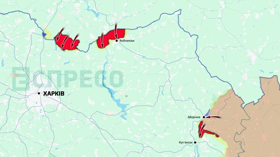 Карта бойових дій підсумки 2024 року