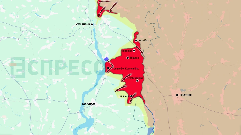 Карта бойових дій підсумки 2024 року