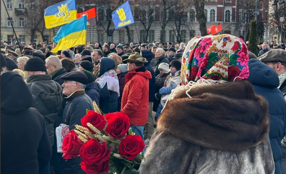 вшанування пам'яті Степана Бандери у Львові