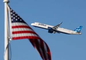 Літак JetBlue, США Літак JetBlue, США