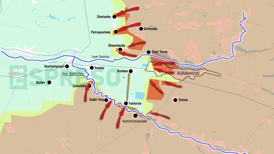 Ukraine Russia war live map, January 1-8