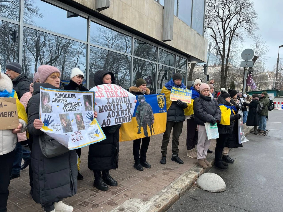 Акція на підтримку військовополонених у Києві