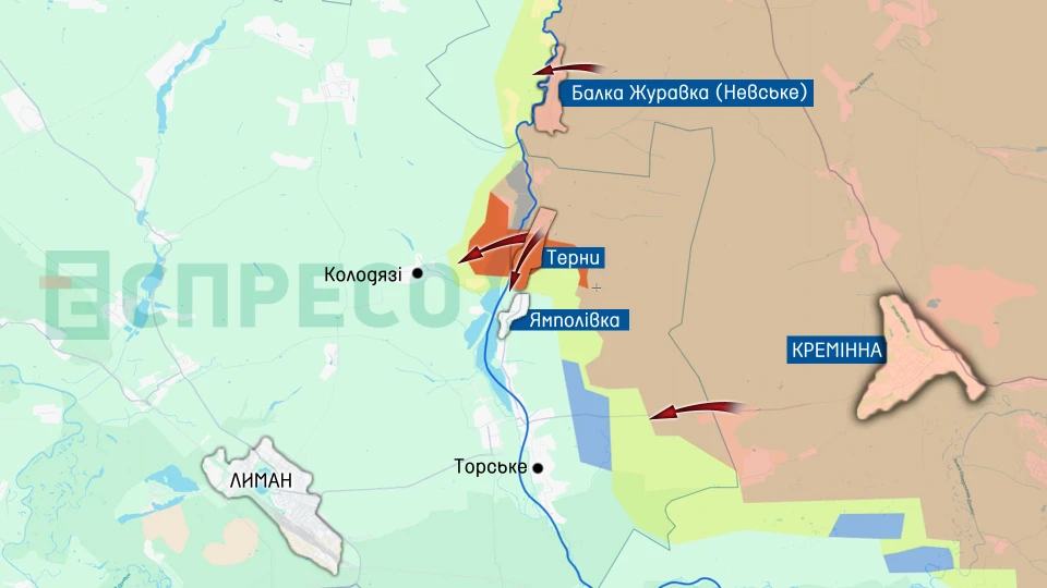 Карта бойових дій за 15-22 січня