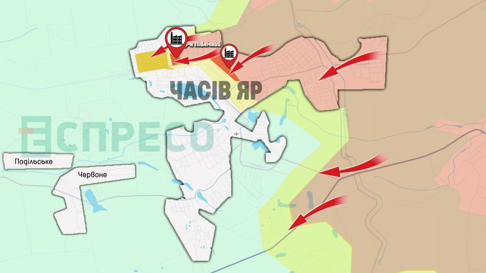 Карта бойових дій за 15-22 січня