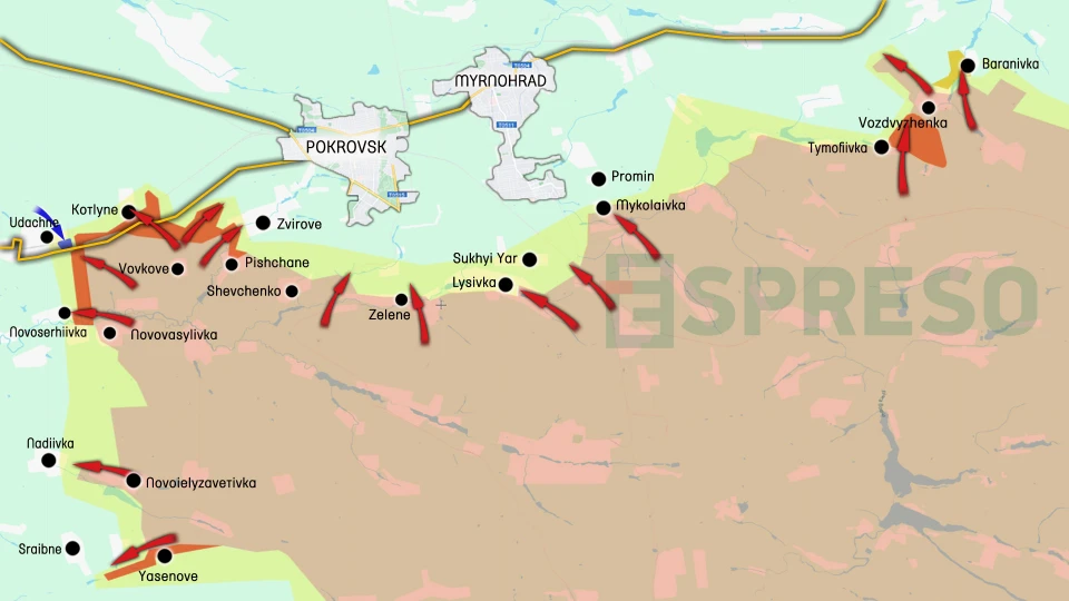 Ukraine Russia war live map, January 15-22