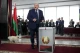 Олександр Лукашенко та його шпіц Умка на так званих президентських виборах (26 січня 2025 року)