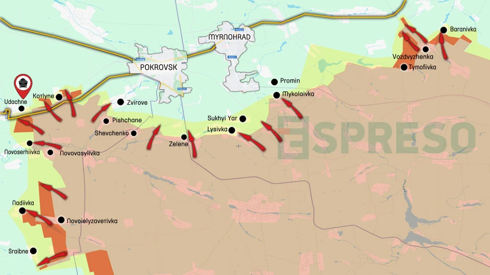 Ukraine Russia war live map, January 22-29