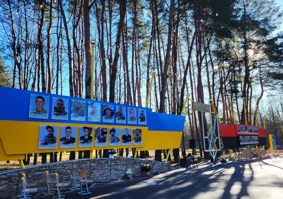 У Ковелі на території військового ліцею відкрили Алею пам’яті