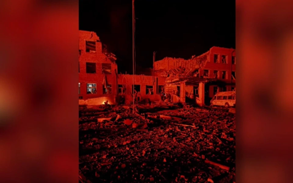 Наслідки удару російським КАБом по школі-інтернат у Суджі (Курщина). 1 лютого 2025 року