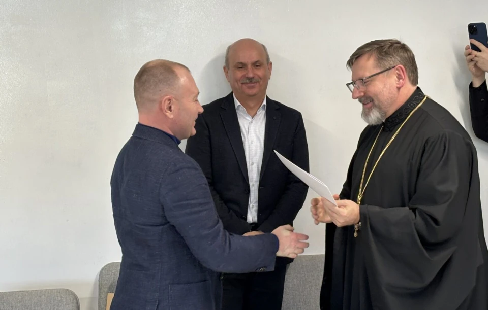 В'ячеслав Климов та Блаженніший Святослав