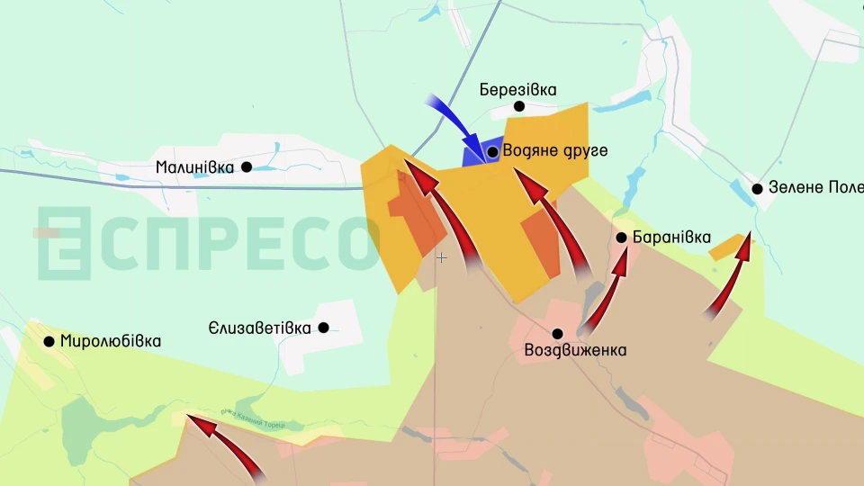 Карта бойових дій за 5-12 лютого