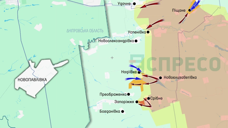 Карта бойових дій за 5-12 лютого