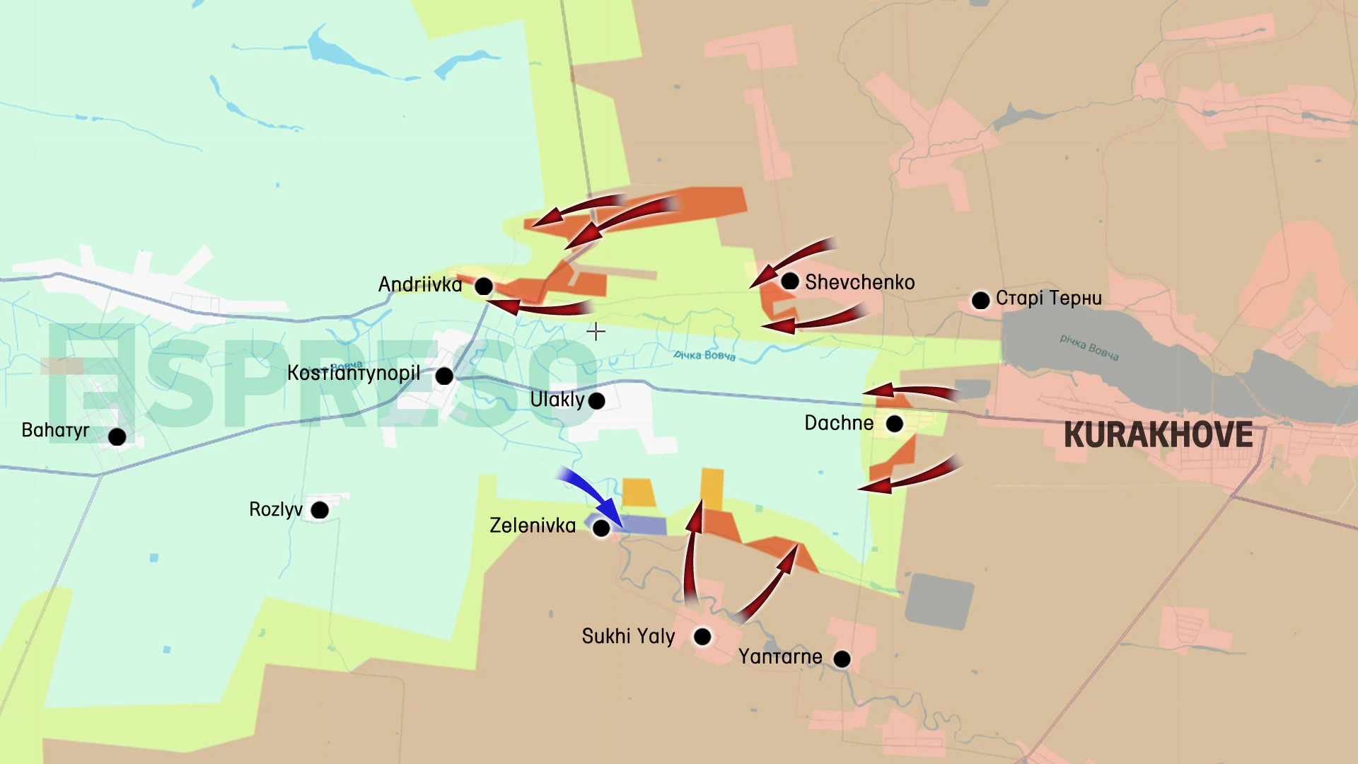 Ukraine Russia war live map, February 5-12