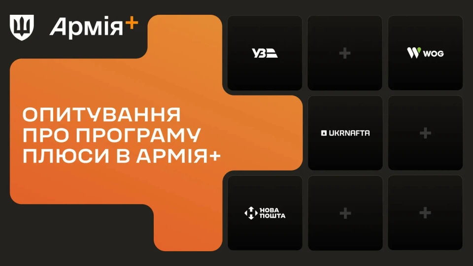 Опитування про програму Плюси в Армія+