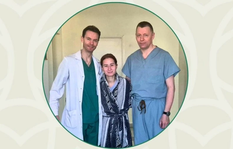 пацієнтка з хірургами