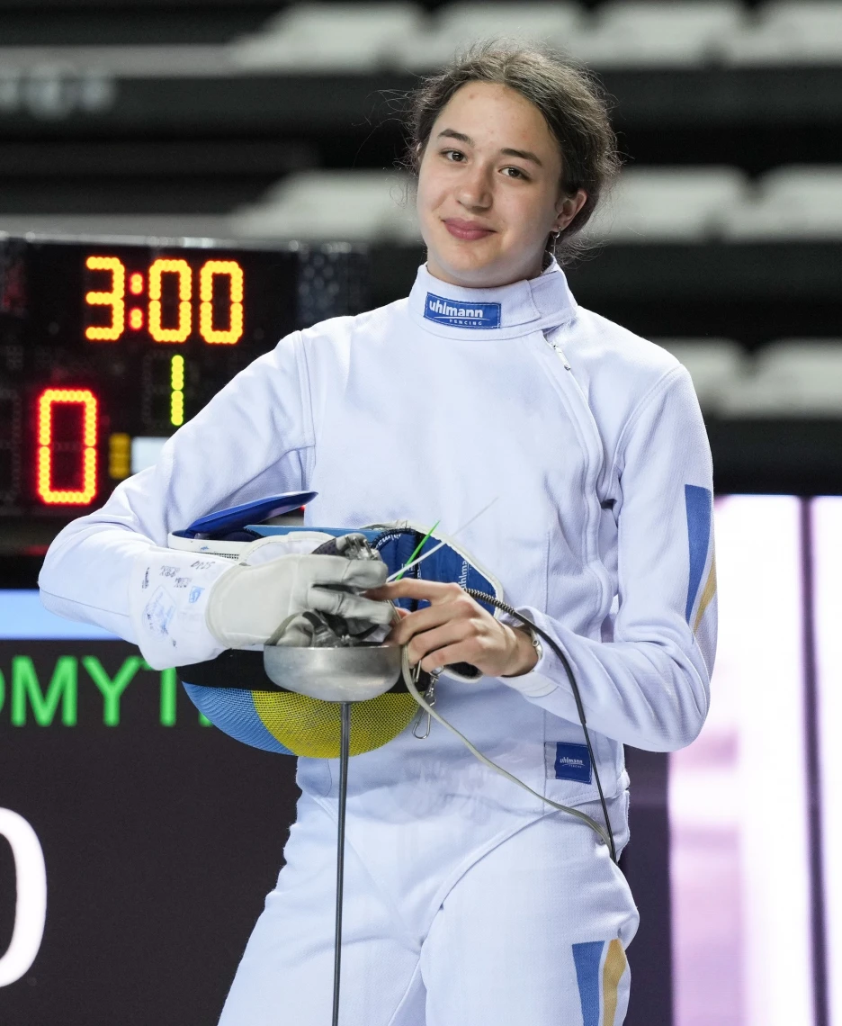 Львів’янка Аліна Дмитрук здобула золото на чемпіонаті Європи серед кадеток-шпажисток