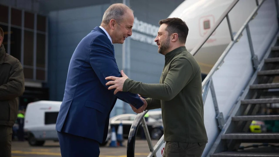 Володимир Зеленський і Міхаель Мартін