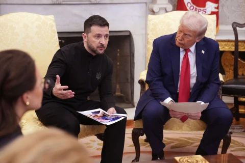 Володимир Зеленський і Дональд Трамп