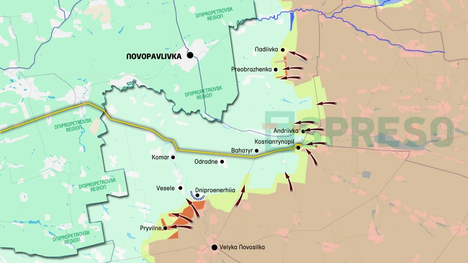 Ukraine Russia war live map, February 21-28