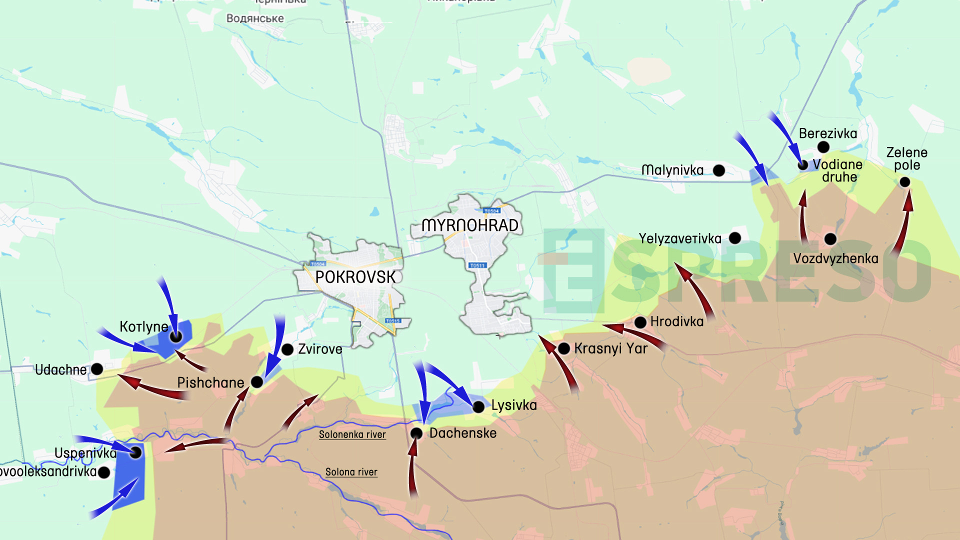 War live map in Ukraine for 28 February front map Russia - Ukraine war