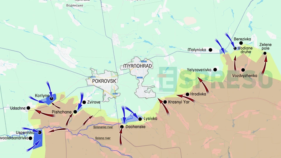 Ukraine Russia war live map, February 21-28