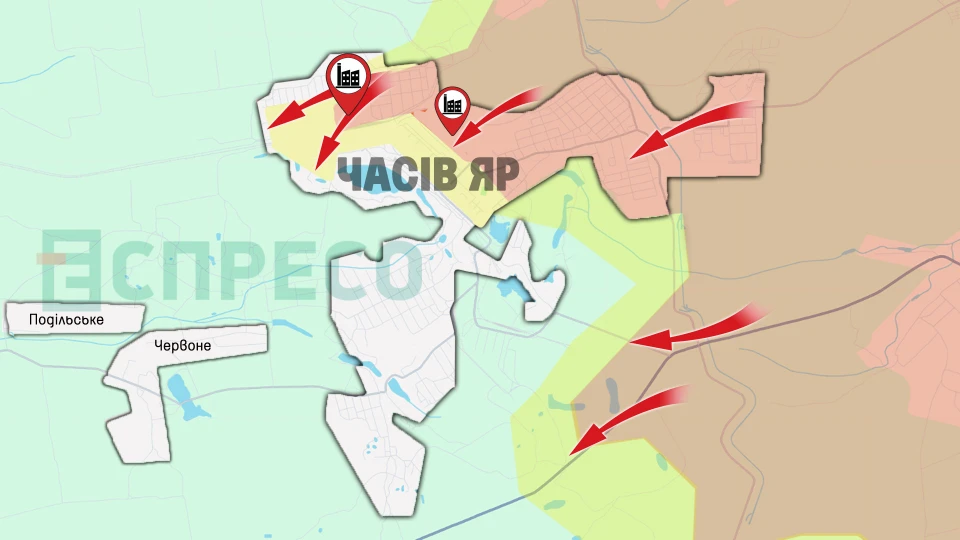 Карта бойових дій за 1-8 березня