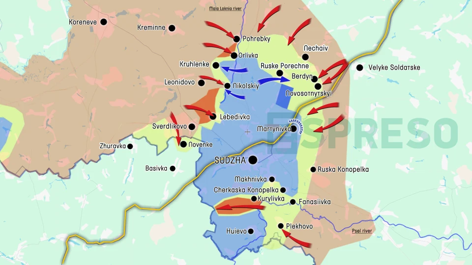 Ukraine Russia war live map, March 1-8