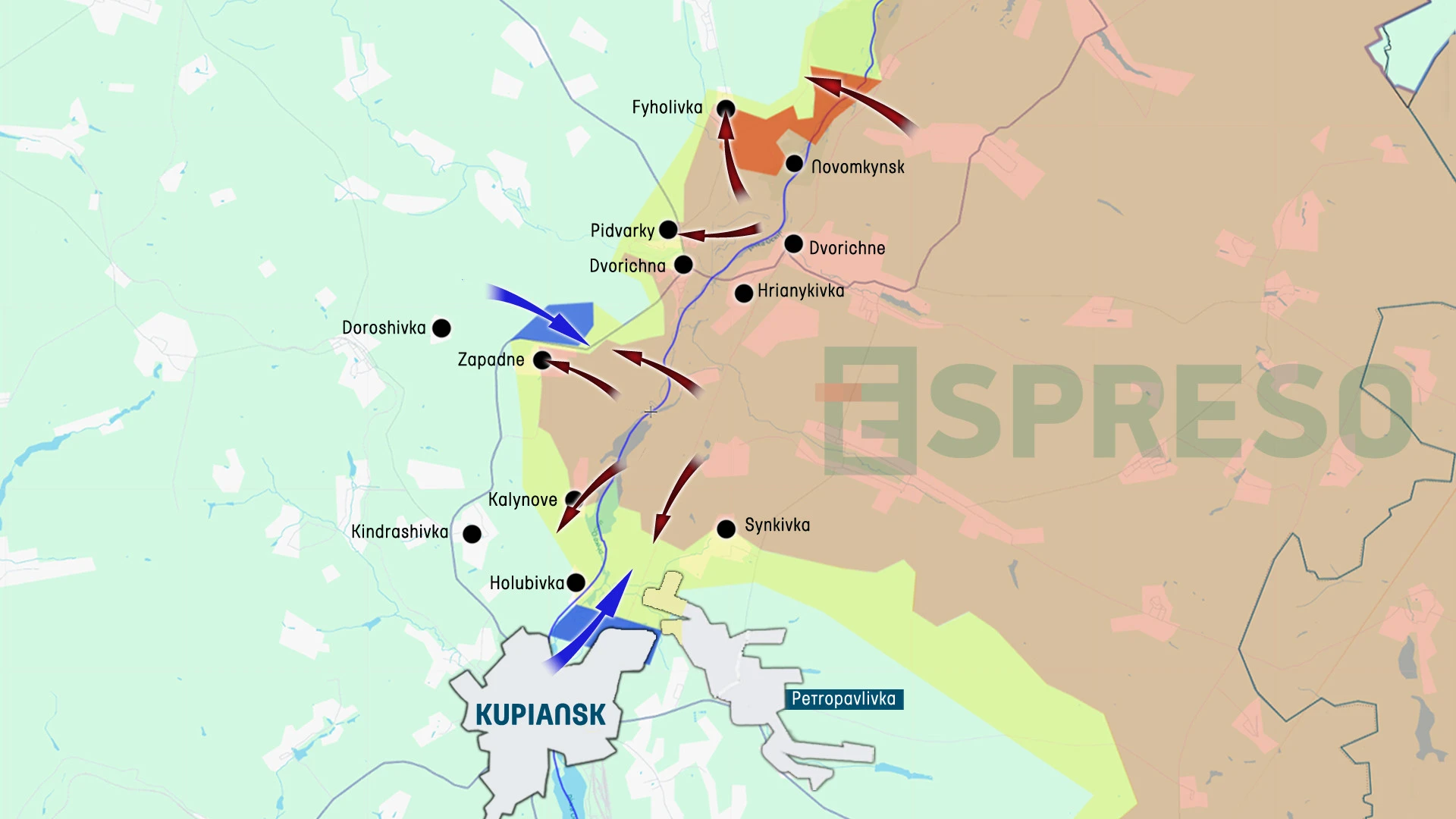 Ukraine Russia war live map, March 1-8